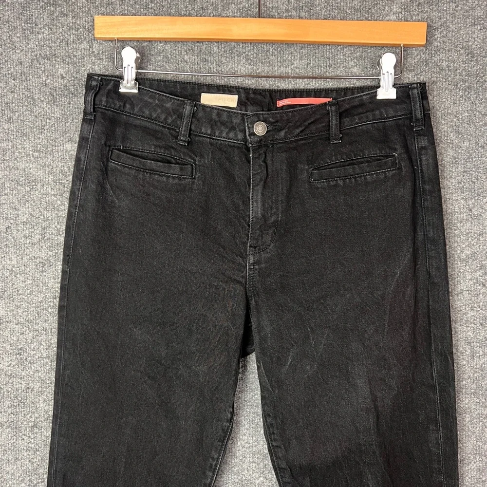 Pilcro Black Flare Jeans